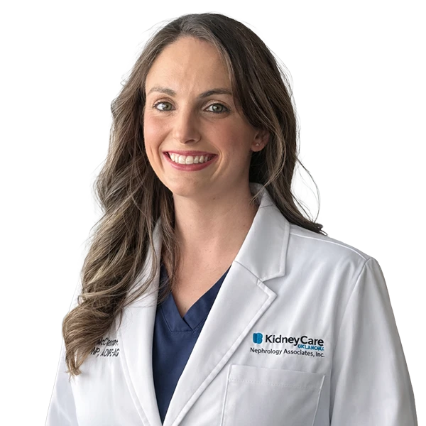 portrait of Tessa McClanahan wearing a blue shirt and white jacket.